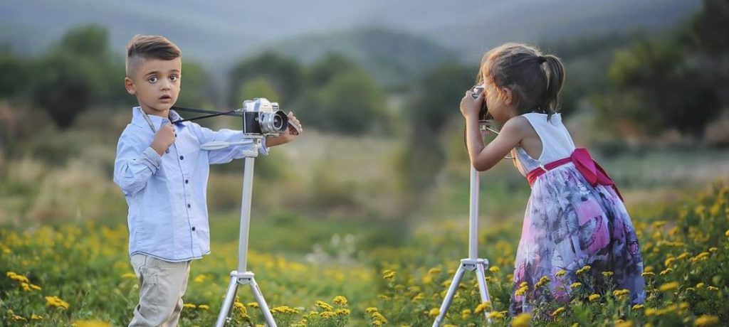 Une colonie de vacances photographie pour ses enfants